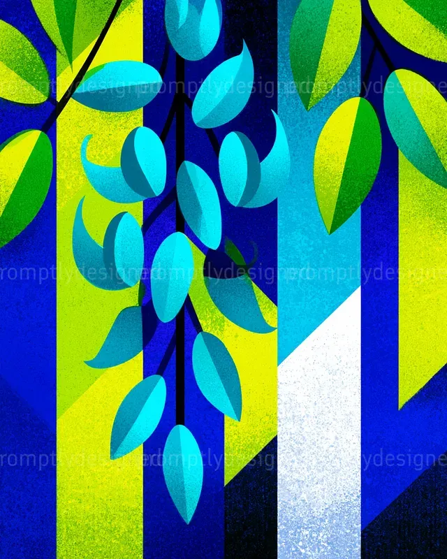 Retro Exotic Flower Designs