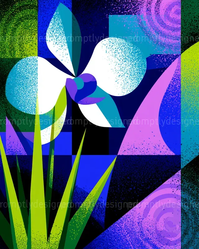 Retro Exotic Flower Designs