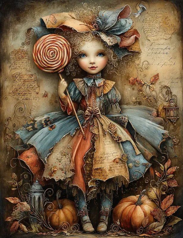 Halloween Carnival Junk Journal Ephemera