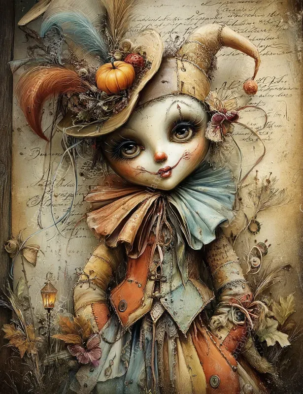 Halloween Carnival Junk Journal Ephemera