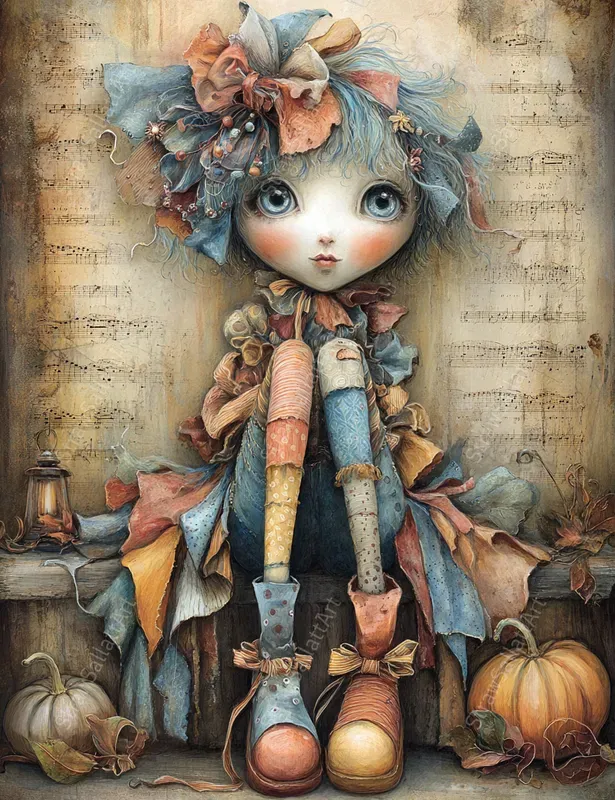 Halloween Carnival Junk Journal Ephemera