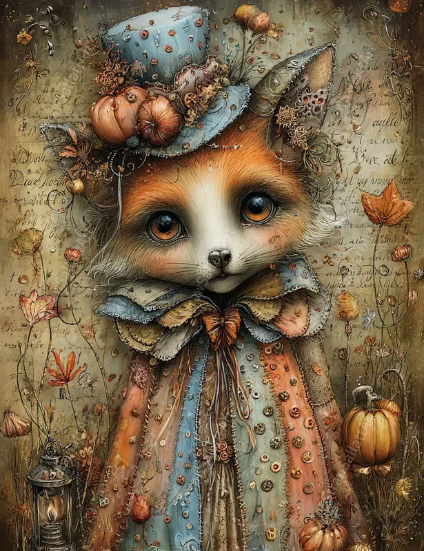Halloween Carnival Junk Journal Ephemera