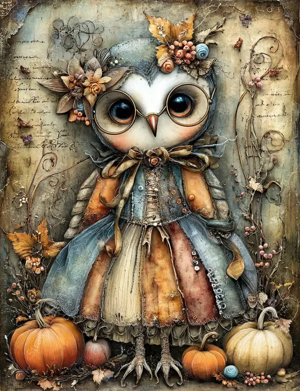 Halloween Carnival Junk Journal Ephemera