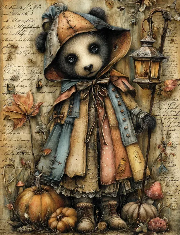 Halloween Carnival Junk Journal Ephemera