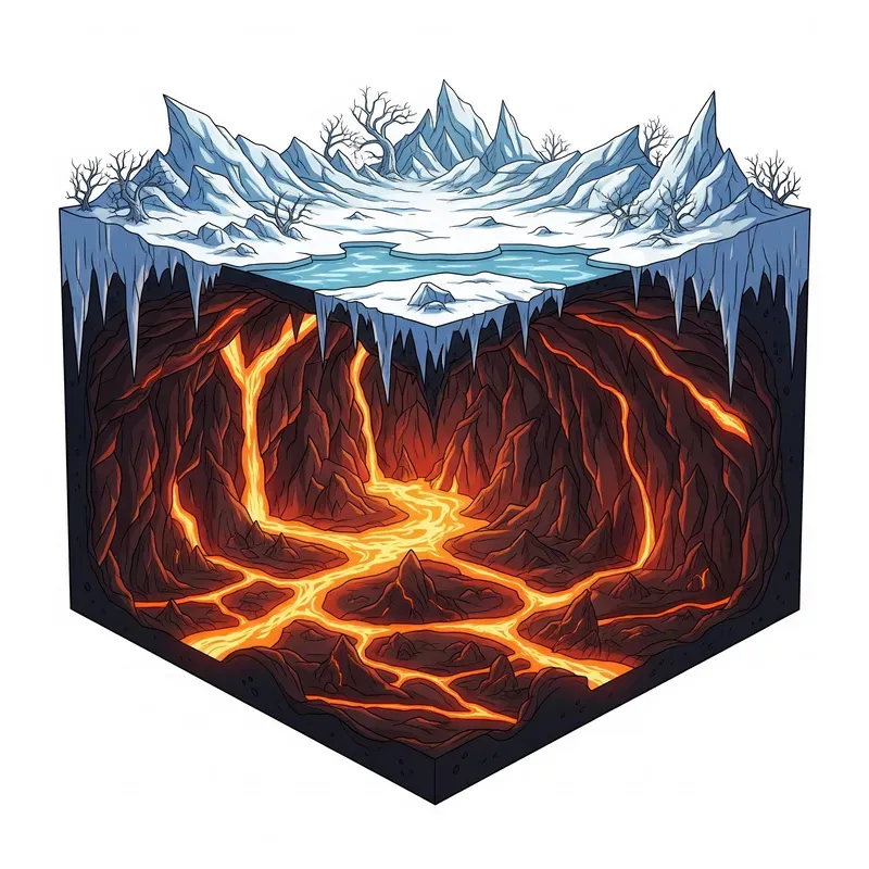 Cube Shaped Dioramas Art Style