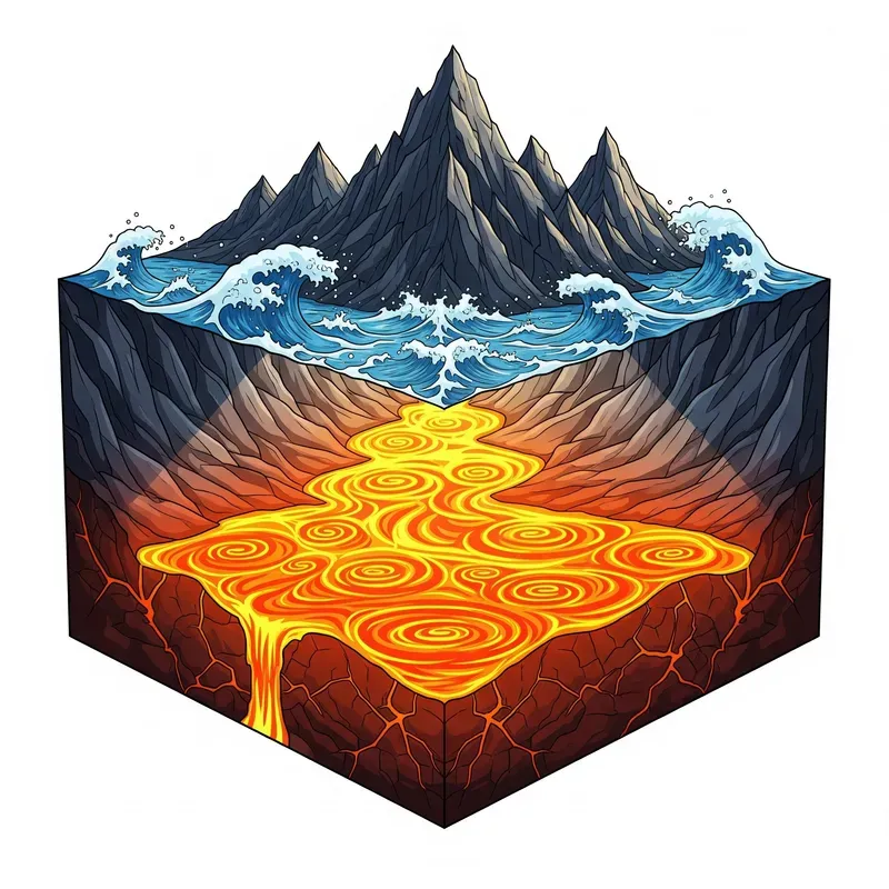 Cube Shaped Dioramas Art Style