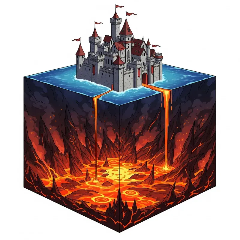 Cube Shaped Dioramas Art Style