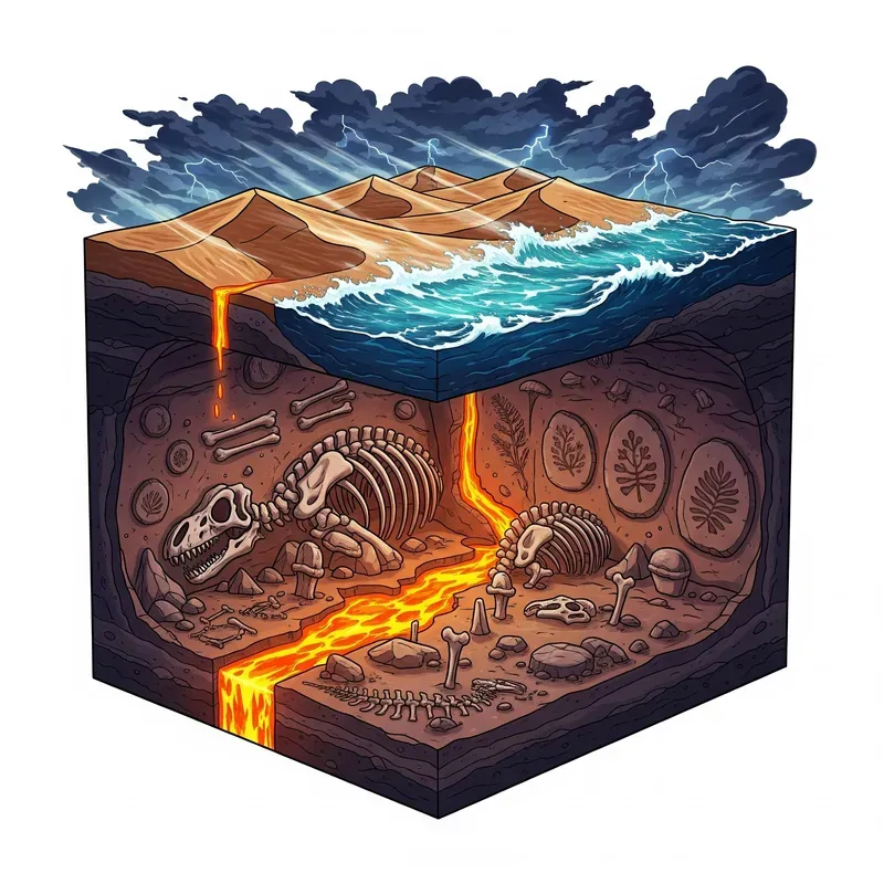 Cube Shaped Dioramas Art Style