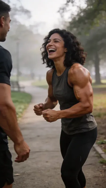 Candid Fitness Influencer Photos Ai