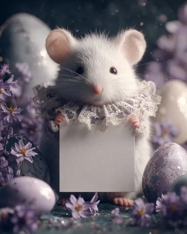 3d Cute Easter Animal Sign Holders