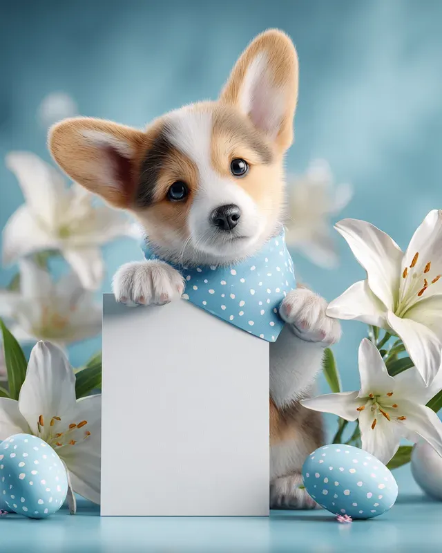 3d Cute Easter Animal Sign Holders