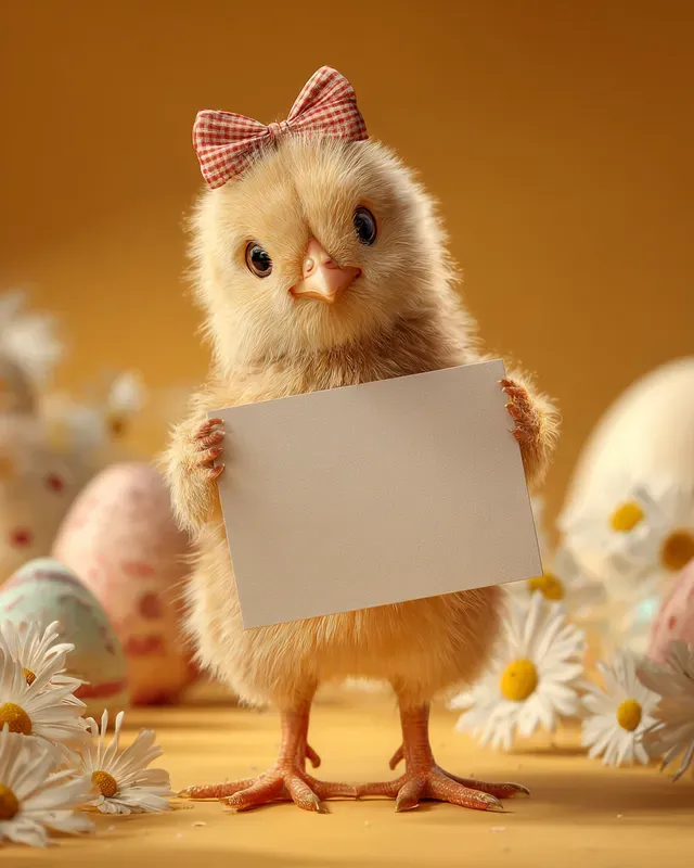 3d Cute Easter Animal Sign Holders