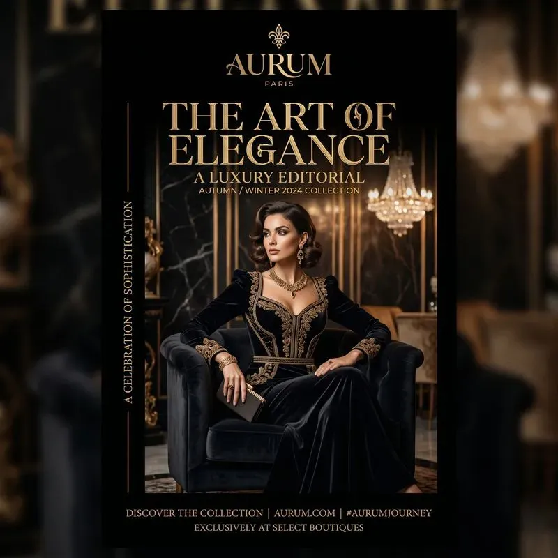 Luxury Editorial Poster Creators