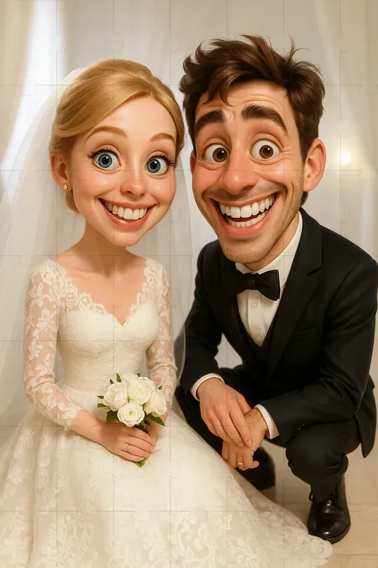 Diverse Wedding Caricature Packs