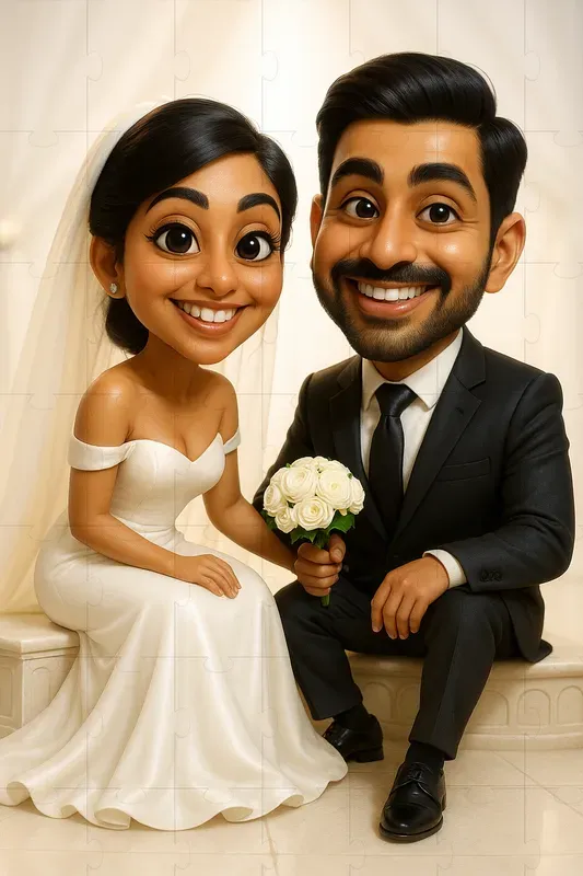 Diverse Wedding Caricature Packs