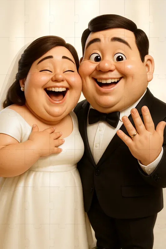 Diverse Wedding Caricature Packs