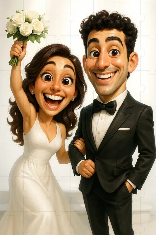 Diverse Wedding Caricature Packs