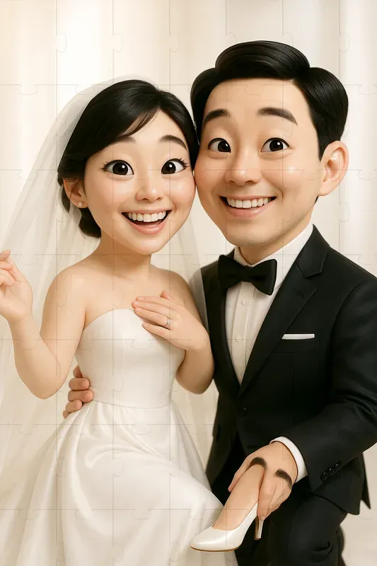 Diverse Wedding Caricature Packs