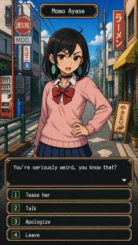 Visual Novel Anime Game Designs