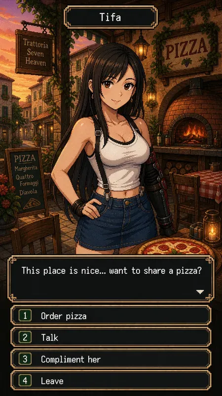 Visual Novel Anime Game Designs