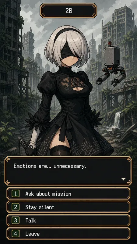 Visual Novel Anime Game Designs