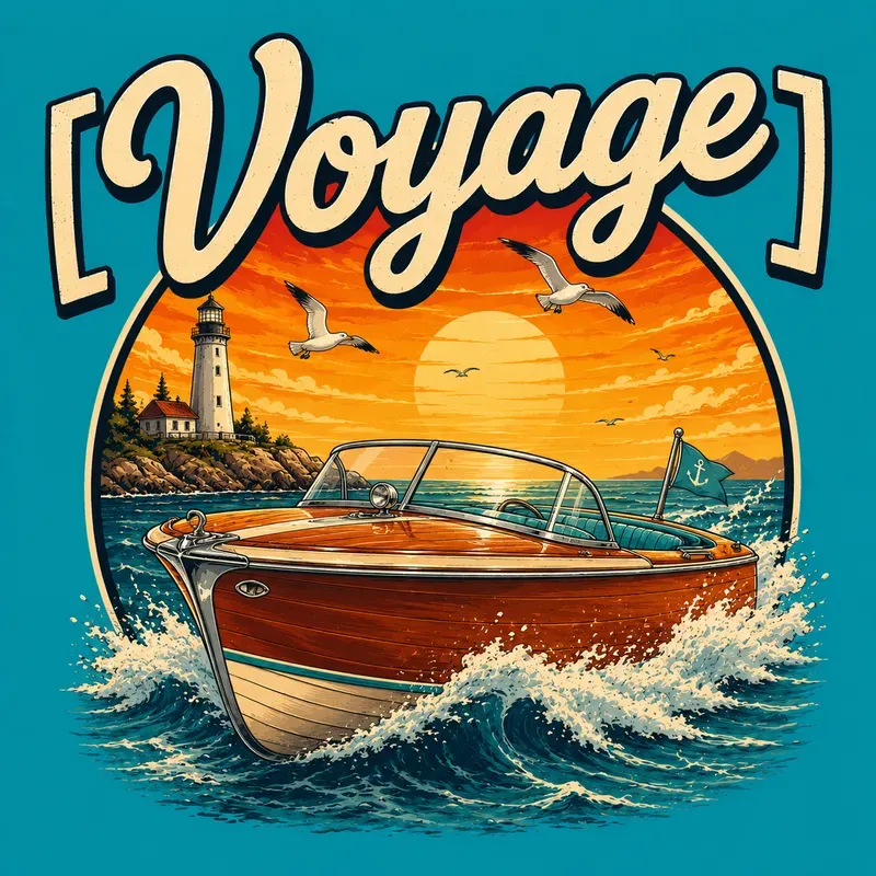 Retro Adventure Vehicle Tshirt Art