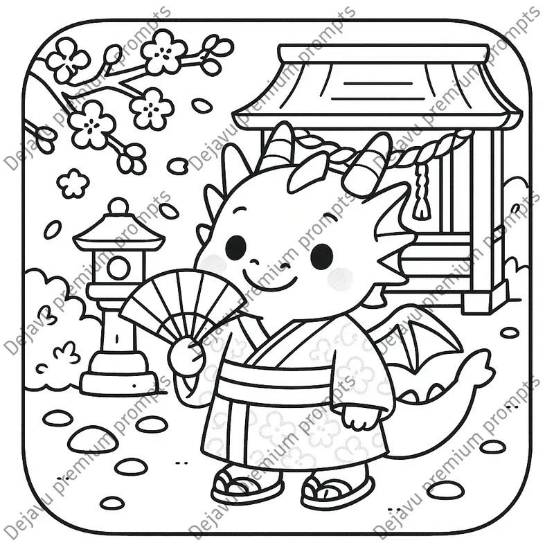 Cozy Japan Cute Coloring Books