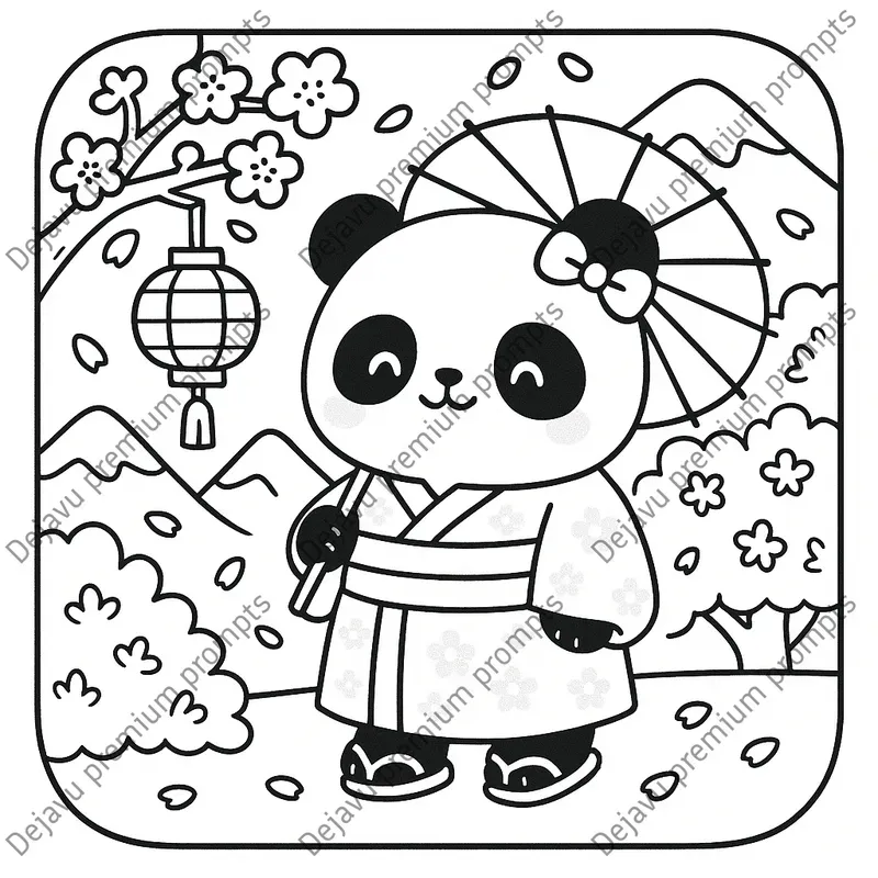 Cozy Japan Cute Coloring Books