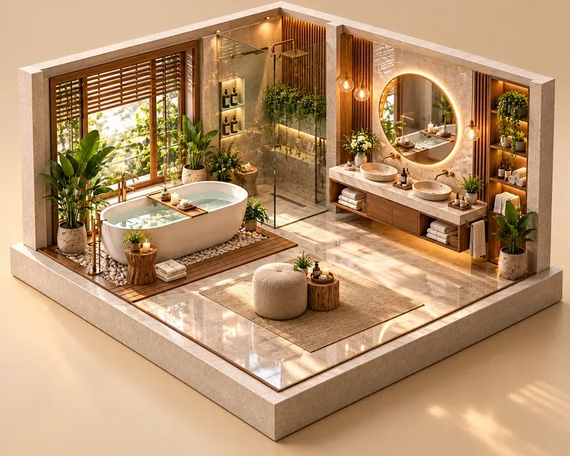 Miniature 3D Interior Rooms
