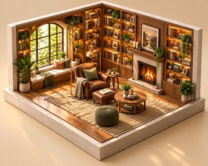 Miniature 3D Interior Rooms