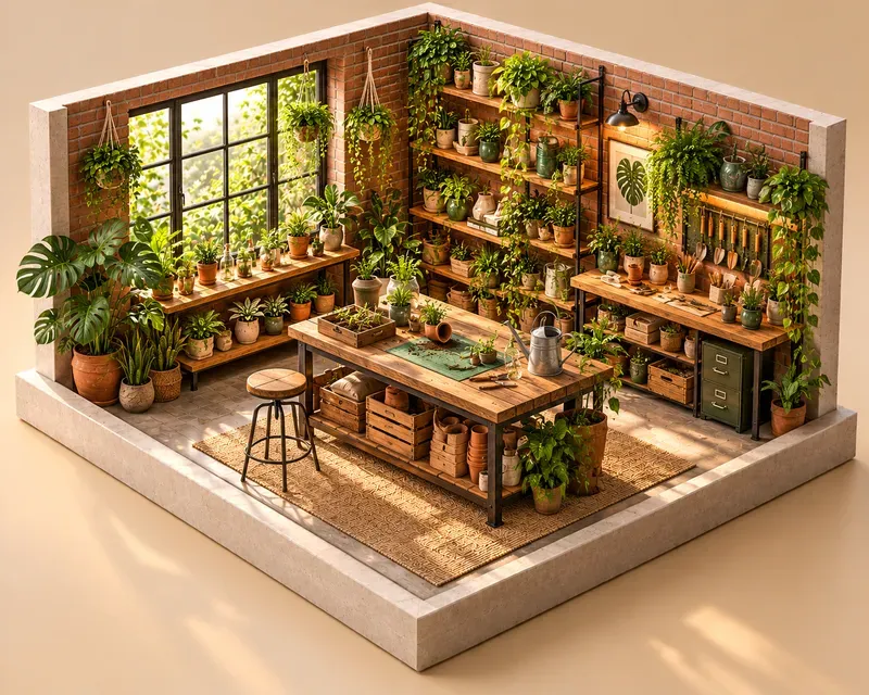 Miniature 3D Interior Rooms