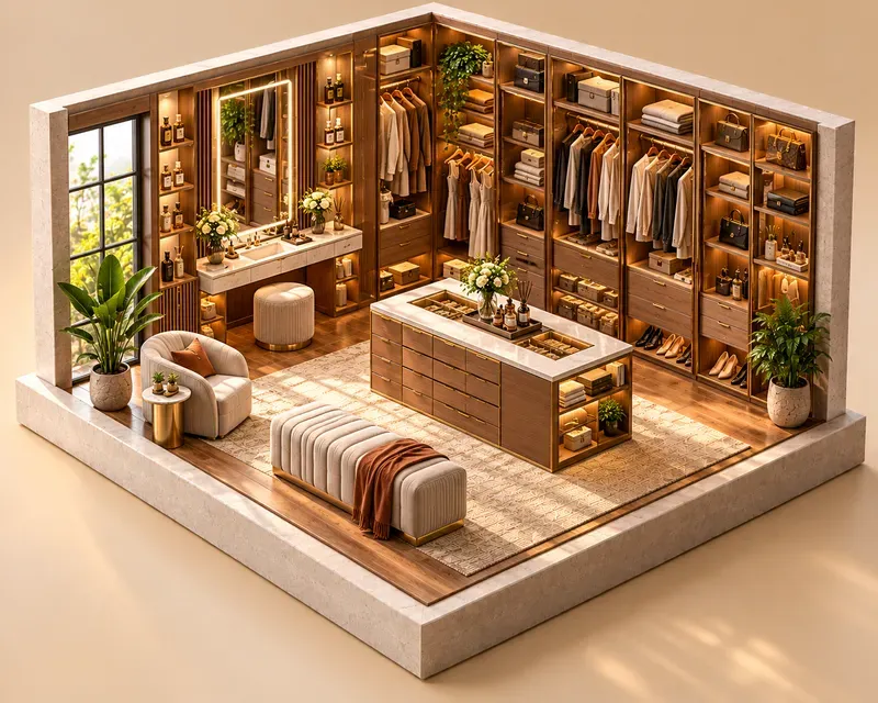 Miniature 3D Interior Rooms
