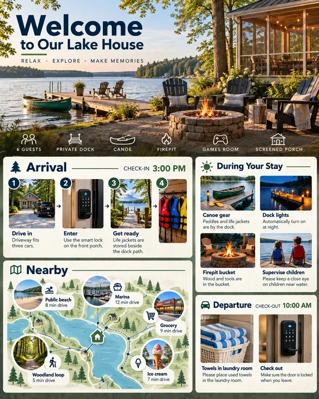 Vacation Rental Welcome Stay Guides