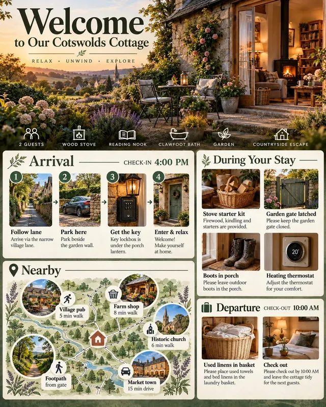 Vacation Rental Welcome Stay Guides