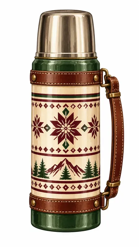 Preppy Autumn Camping Dolomites Clip Art