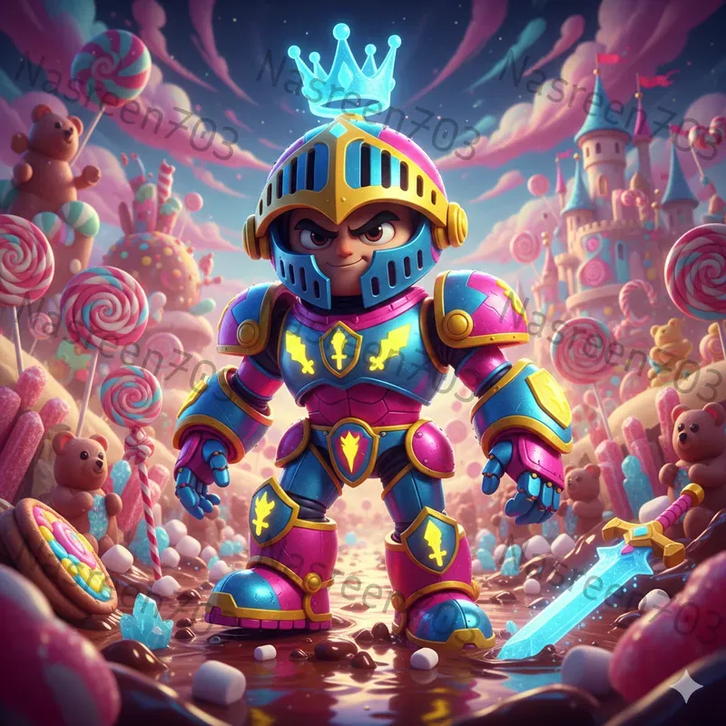 Epic Designer Toy Heroes Cinematic 3D