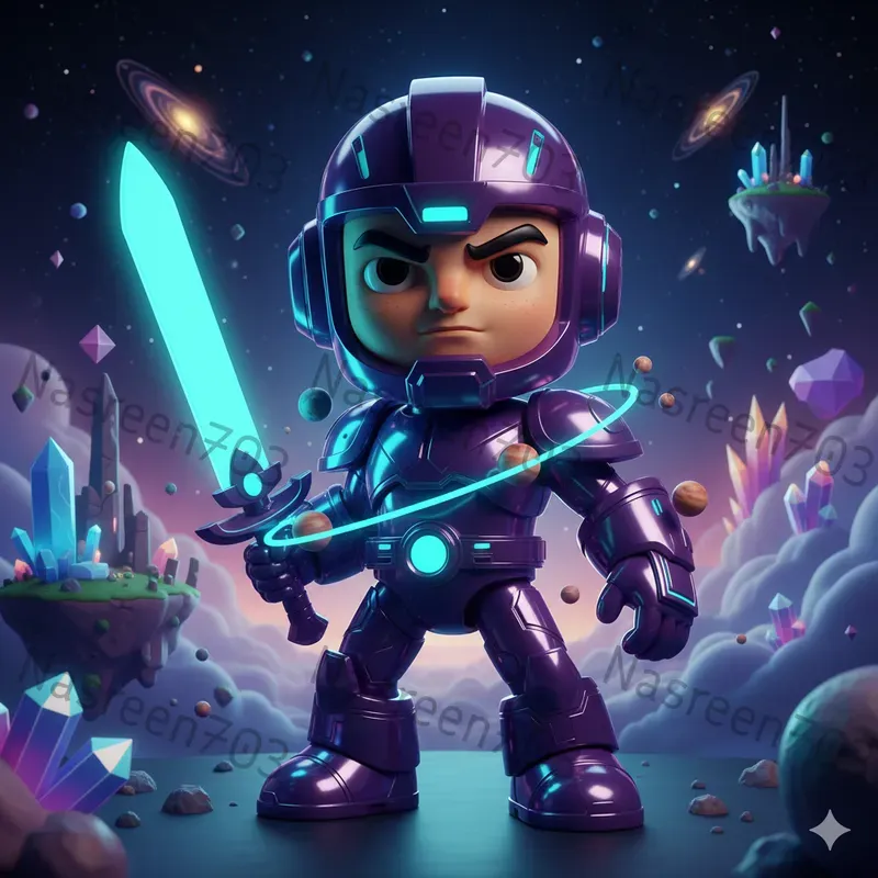 Epic Designer Toy Heroes Cinematic 3D