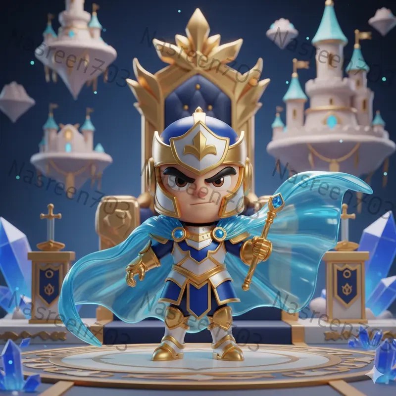 Epic Designer Toy Heroes Cinematic 3D