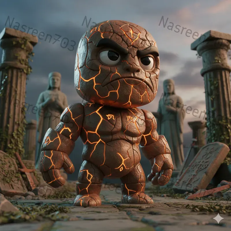Epic Designer Toy Heroes Cinematic 3D