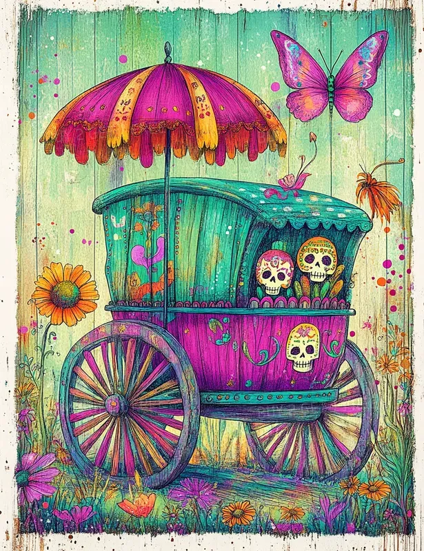 Mexican Junk Journal Pages