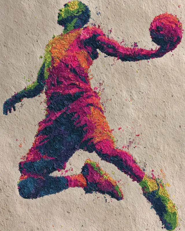 Dot Marker Sports Art Generator
