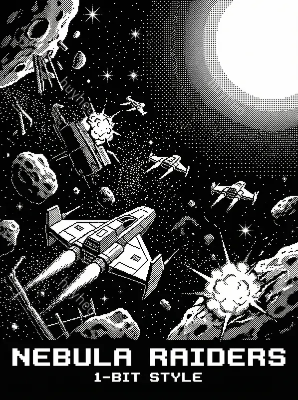 1bit Retro Scifi Pixel Art Packs