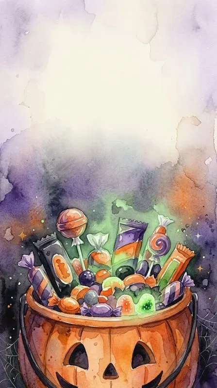 Halloween Watercolor Cards Spooky Art