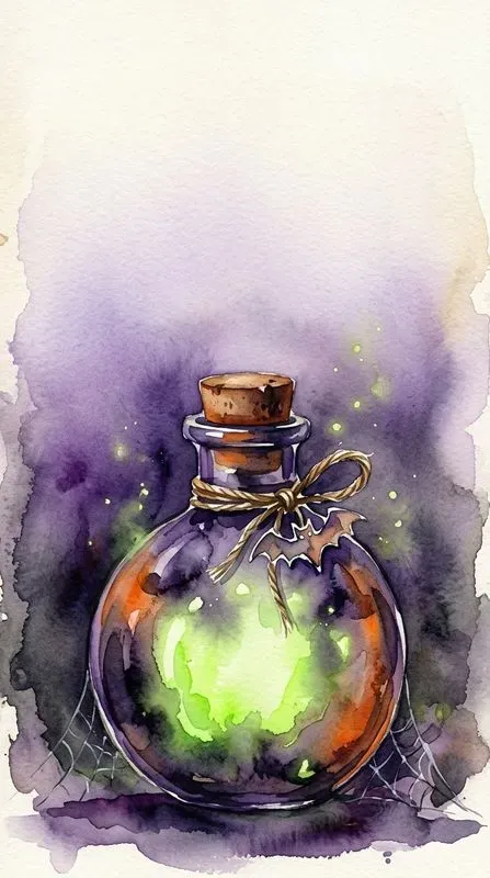 Halloween Watercolor Cards Spooky Art