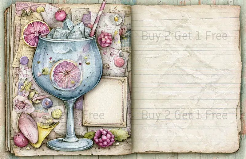 Seaside Love Story Double Pages