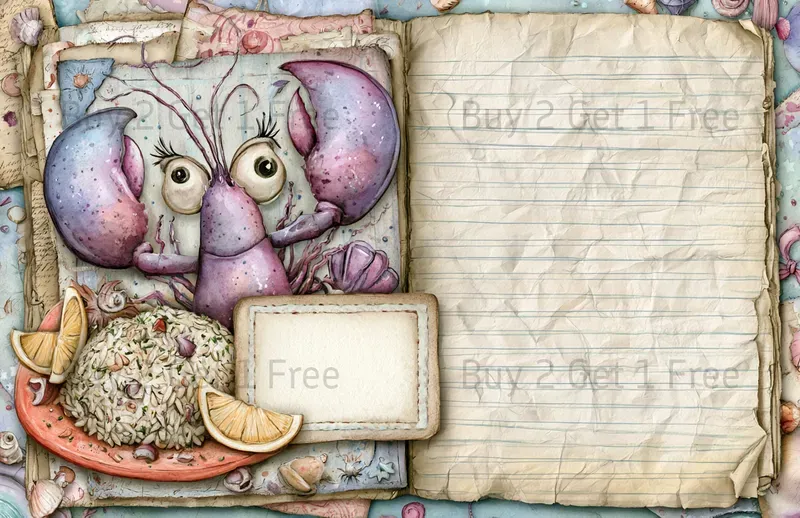 Seaside Love Story Double Pages
