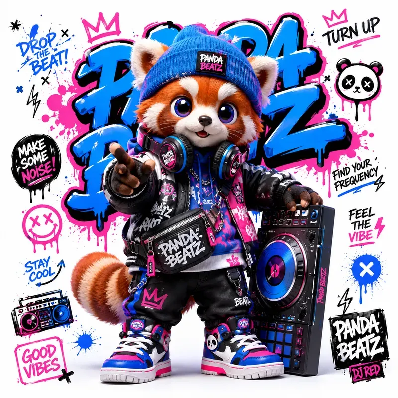 Unique Streetwear Mascot Characters