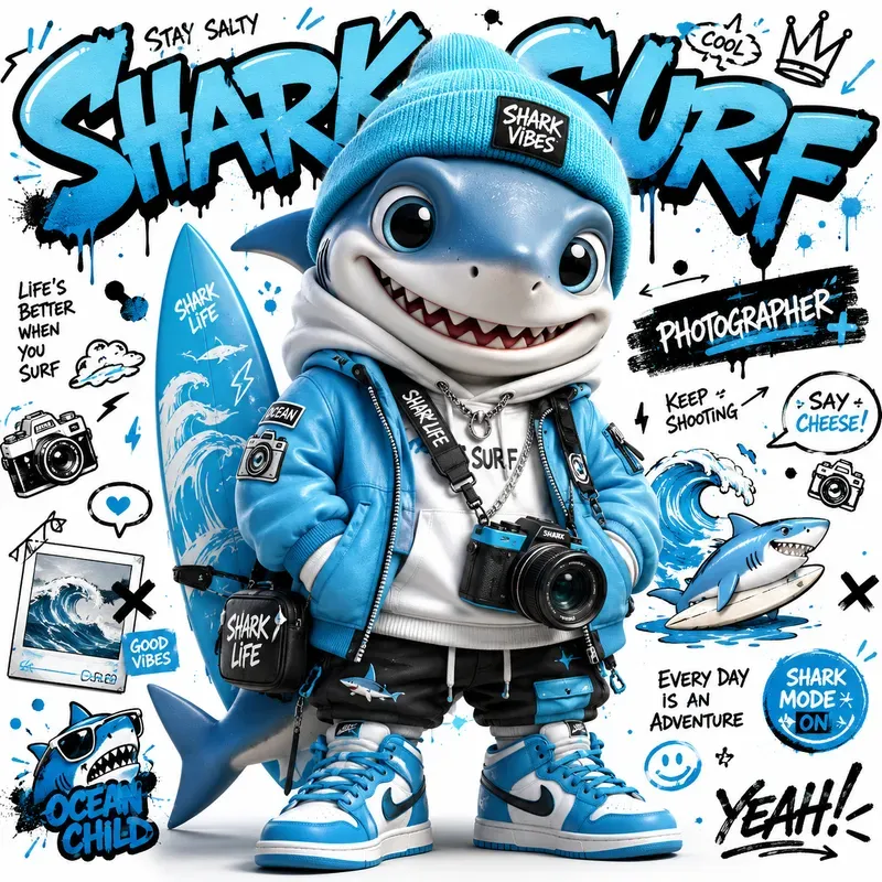 Unique Streetwear Mascot Characters