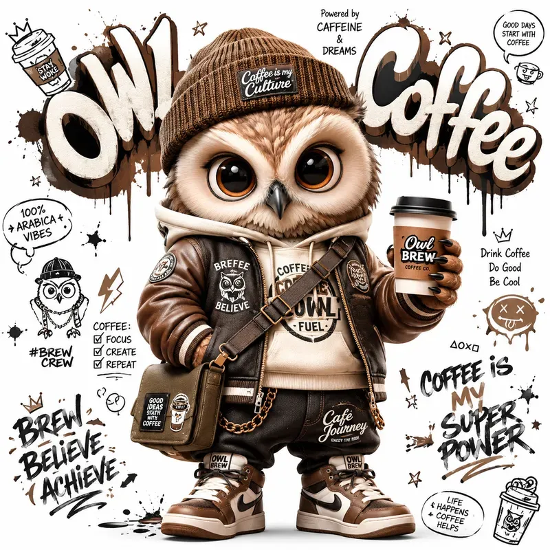 Unique Streetwear Mascot Characters