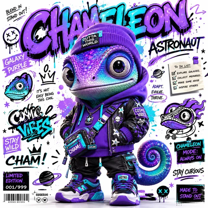Unique Streetwear Mascot Characters
